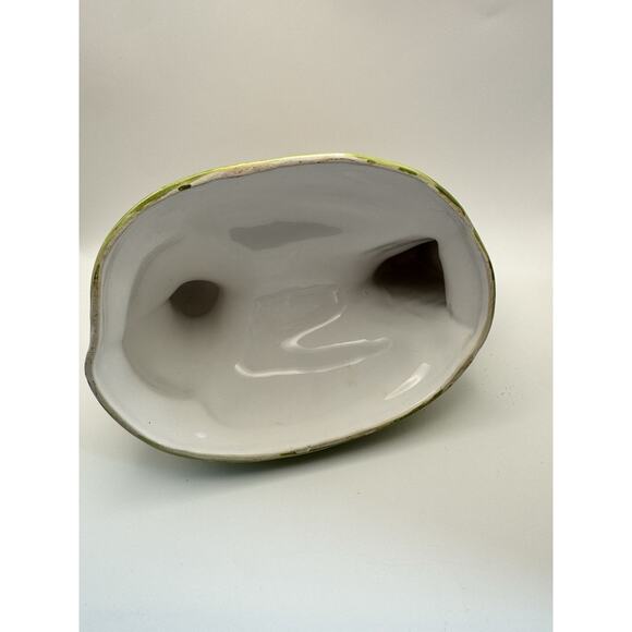 2 pc Chicken Canister Lid Colorful‎ Ceramic Hen Candy Jar Trinket Made Portugal - Picture 10 of 10